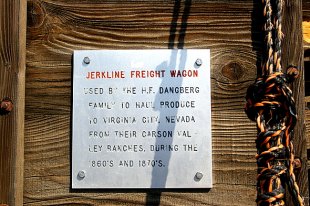 Jerkline Freight Wagon Sign- (medium sized photo)