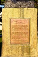 Abraham Curry Statute Plaque