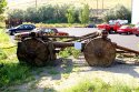 Railroad Museum Logging Wagon in Carson City, NV